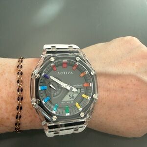 Activa X Invicta Men's Digital Watch - 44.2mm, White